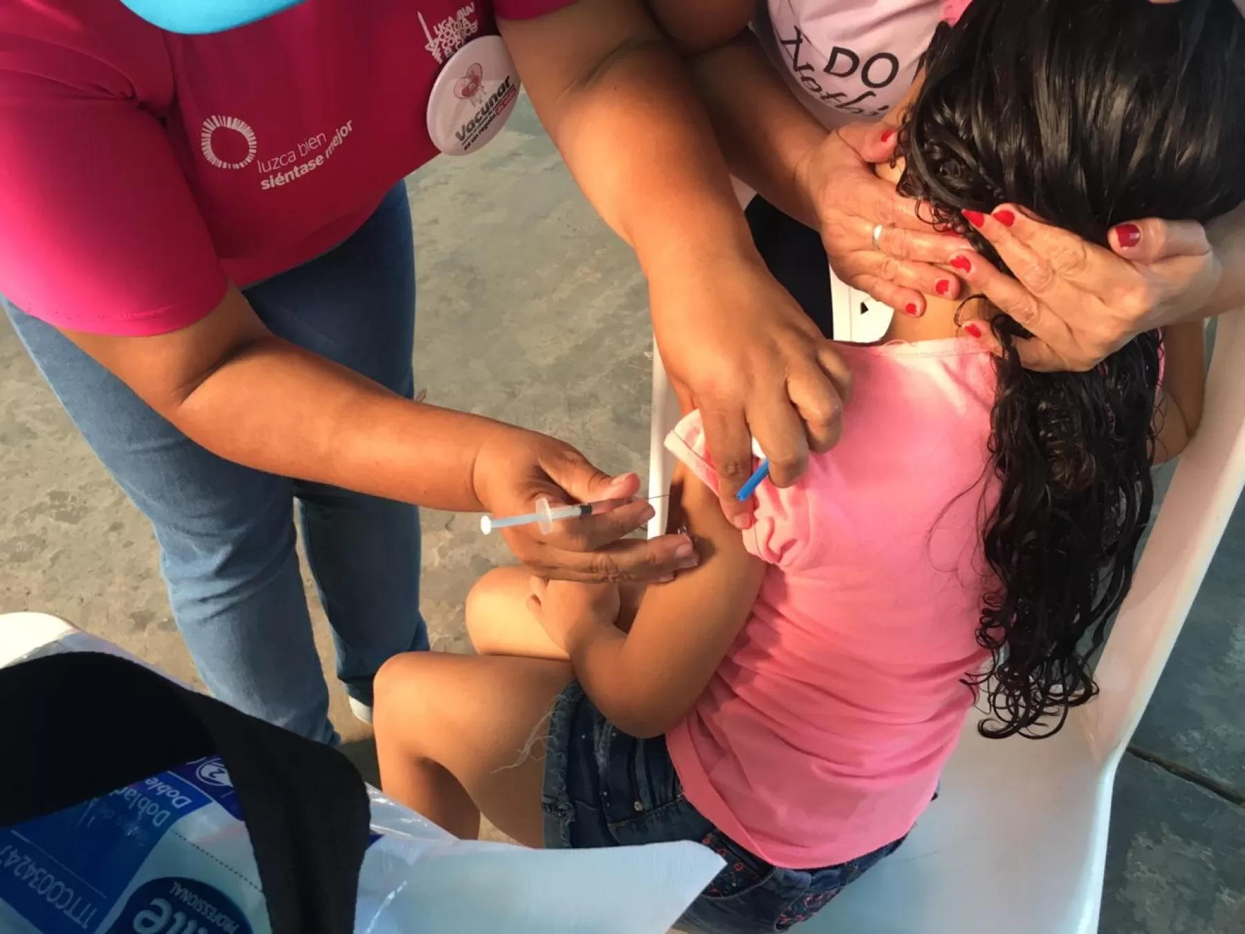 150 niñas de 9 a 18 años, fueron vacunadas en la gran jornada realizada en la Institución Educativa Santa Teresita